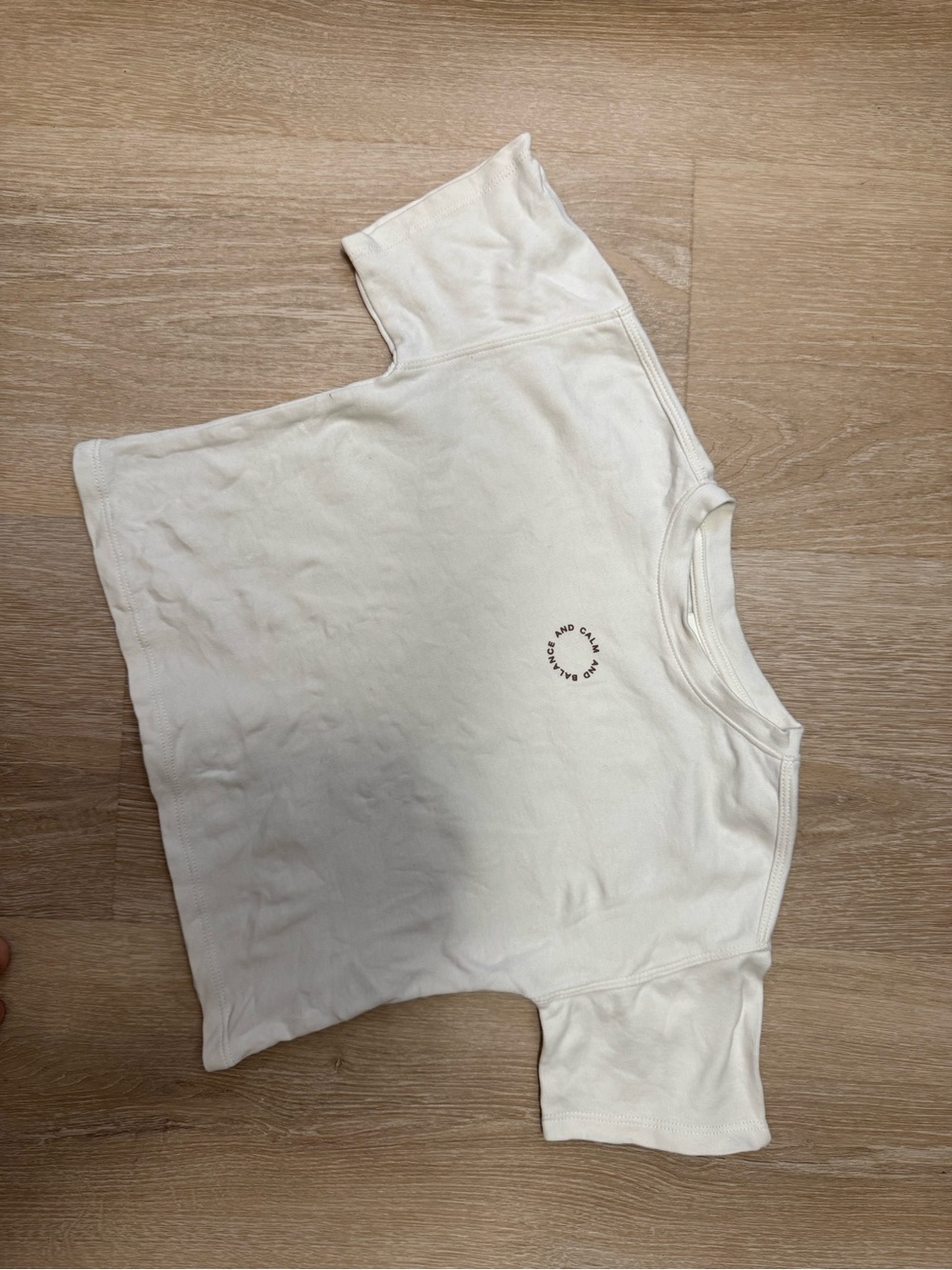 Kids Cream Short-Sleeve Graphic Tee oversized